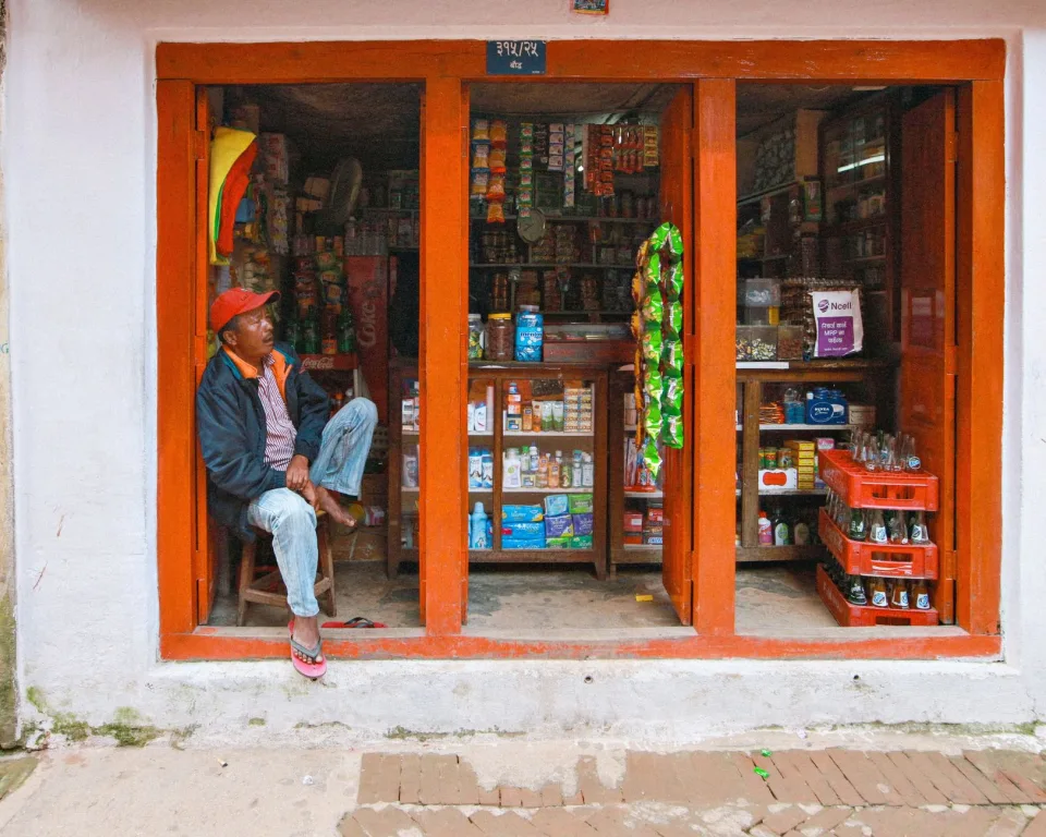 Lối đi trong cửa hàng